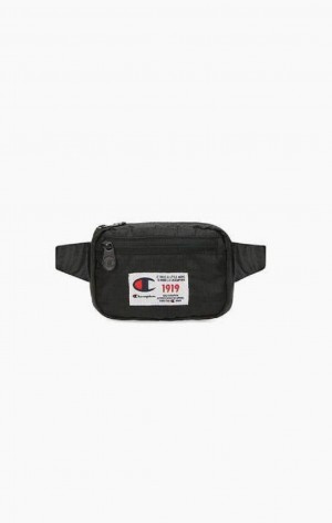 Champion 1919 Logo Belt Bag Väskor Dam Svarta | 9438-TXRCK