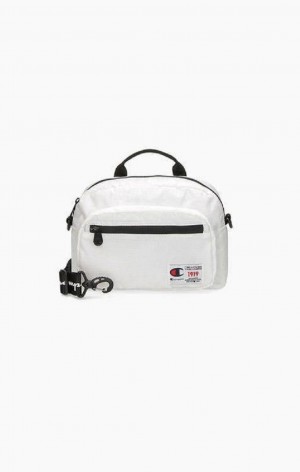 Champion 1919 Messenger Bag Väskor Dam Vita | 3517-UNSBO