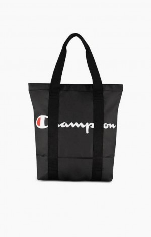 Champion 1919 Script Logo Tote Bag Väskor Herr Svarta | 1497-XULOJ