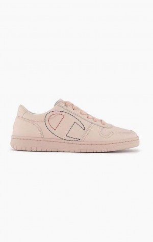 Champion 919 Low Logo Outline Trainers Träningsskor Dam Rosa | 0256-ZNLQB