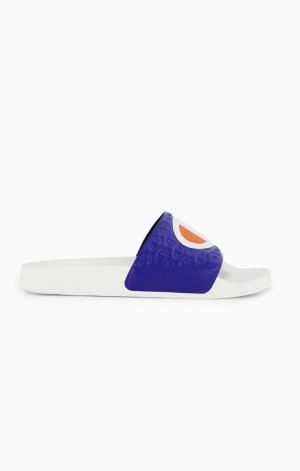 Champion C Patch Pool Slides Badtofflor Herr Vita | 8160-UYQDR