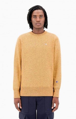 Champion Jaspé Reverse Weave Sweatshirt Tröjor Herr Ljusbruna | 5189-BEPOF