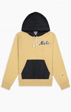 Champion New York MLB Hoodie Hoodie Herr Beige | 1469-CGVEA