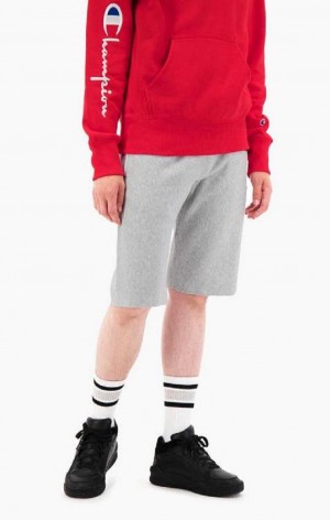 Champion Reverse Weave Long Shorts Shorts Herr Ljusgrå | 3081-YRXQB