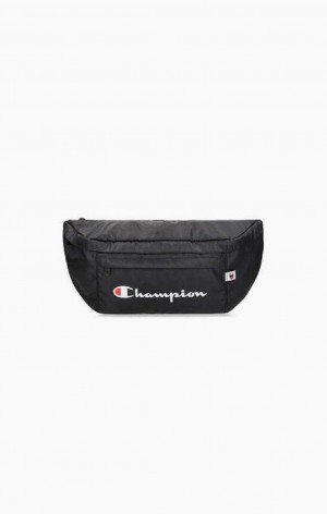 Champion Script Logo Zip Belt Bag Väskor Herr Svarta | 1024-YTZCR