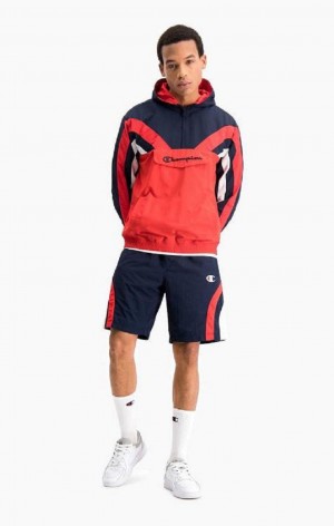 Champion Stripe Detail Track Shorts Shorts Herr Mörkturkos | 8149-ORZGL