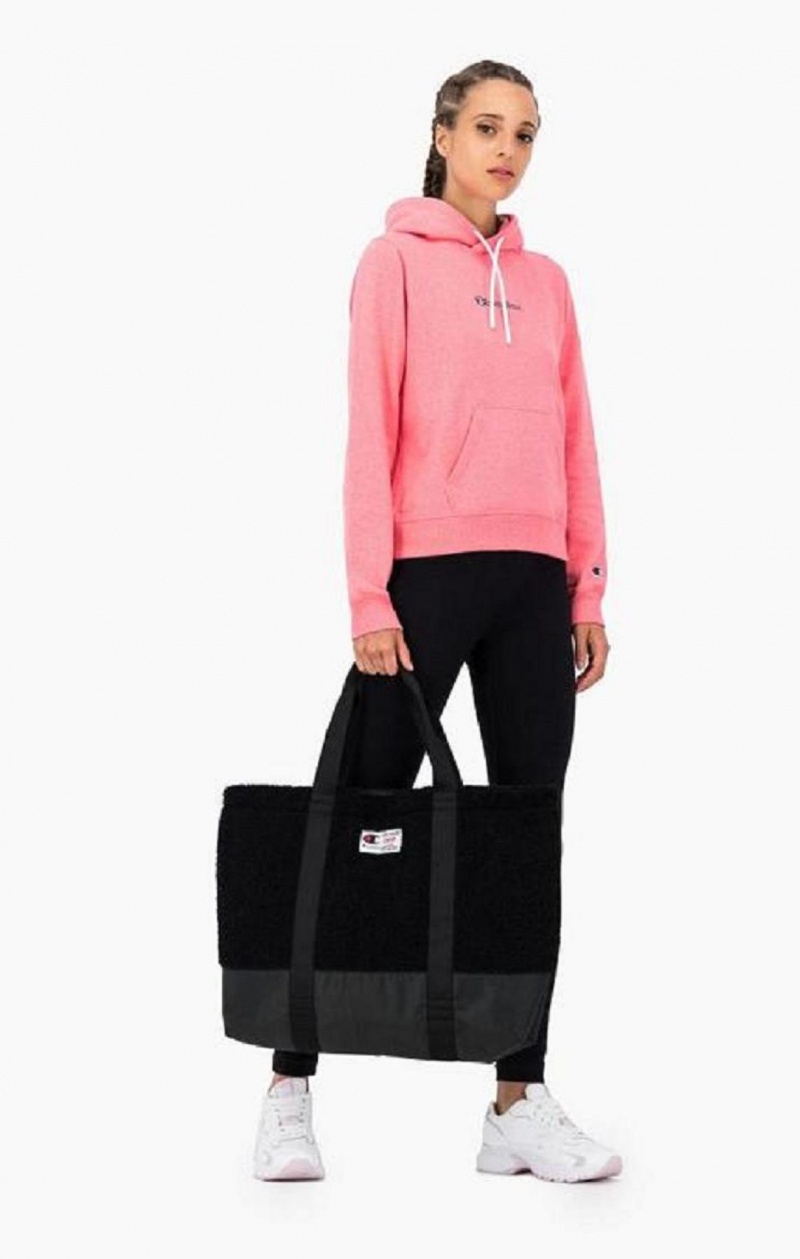 Champion 1919 Logo Teddy Tote Bag Väskor Dam Svarta | 6941-ATRHV