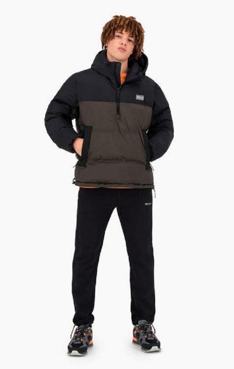 Champion 1919 Vadderad Jacket Jackor Herr Svarta | 9407-JHYBZ