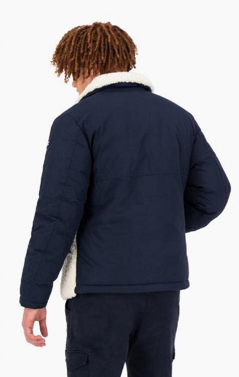 Champion 1919 Vadderad Jacket Jackor Herr Mörkturkos | 5614-JRFVK