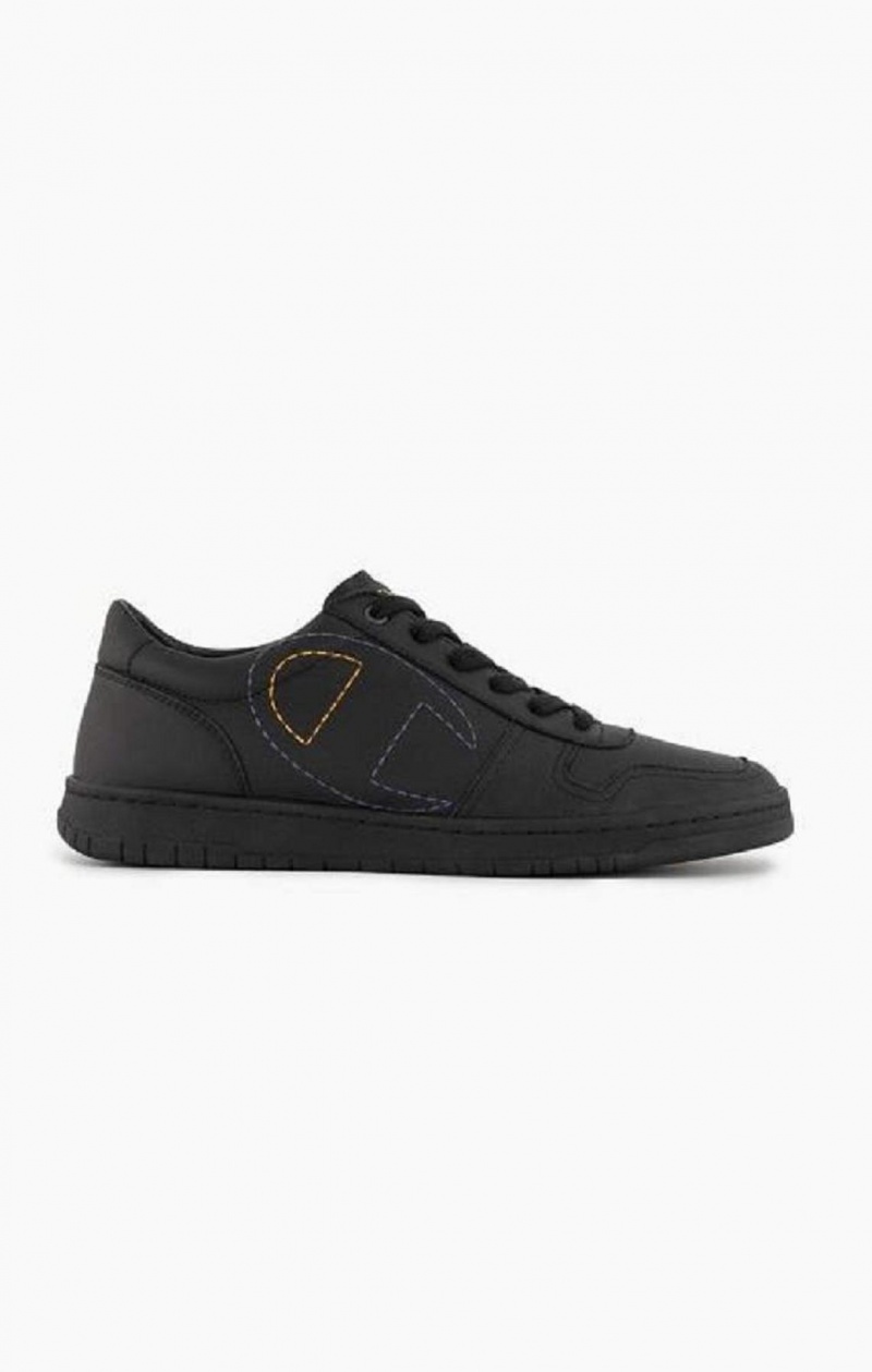 Champion 919 Low Logo Outline Trainers Träningsskor Herr Svarta | 8056-FVKPG