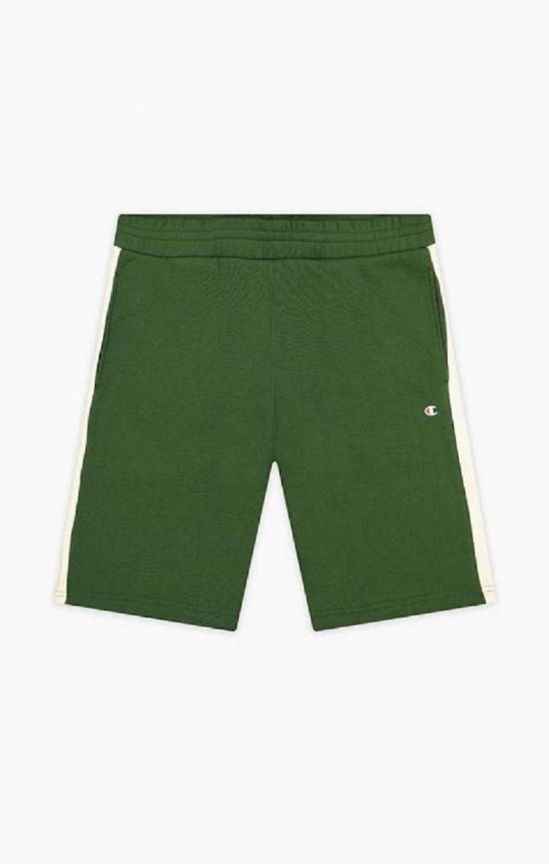 Champion C Logo Fleece Bermuda Shorts Shorts Herr Ljusgröna | 1304-IYVXE