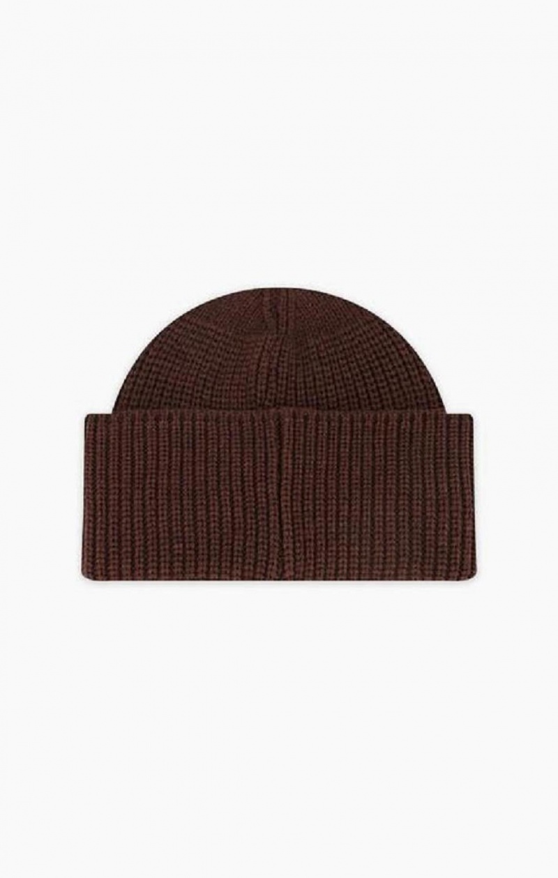 Champion C Logo Patch Beanie Hat Hatt Herr Bruna | 4602-XOZWR