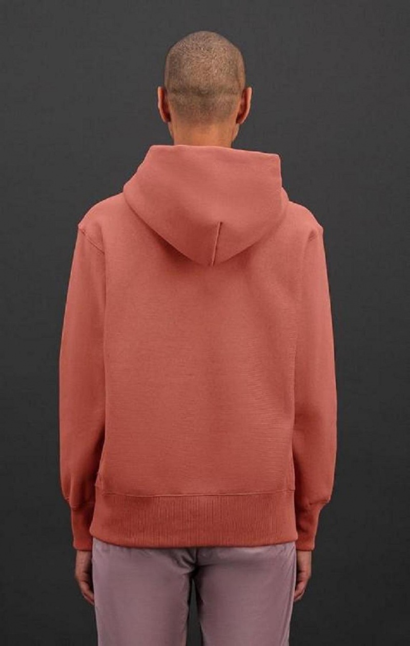 Champion C Logo Reverse Weave Hoodie Hoodie Dam Vinröda | 8201-RQZKV