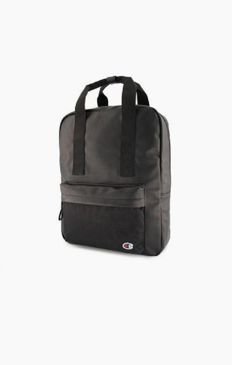 Champion C Logo Veganska Läder Backpack Väskor Herr Svarta | 2538-SJEYF