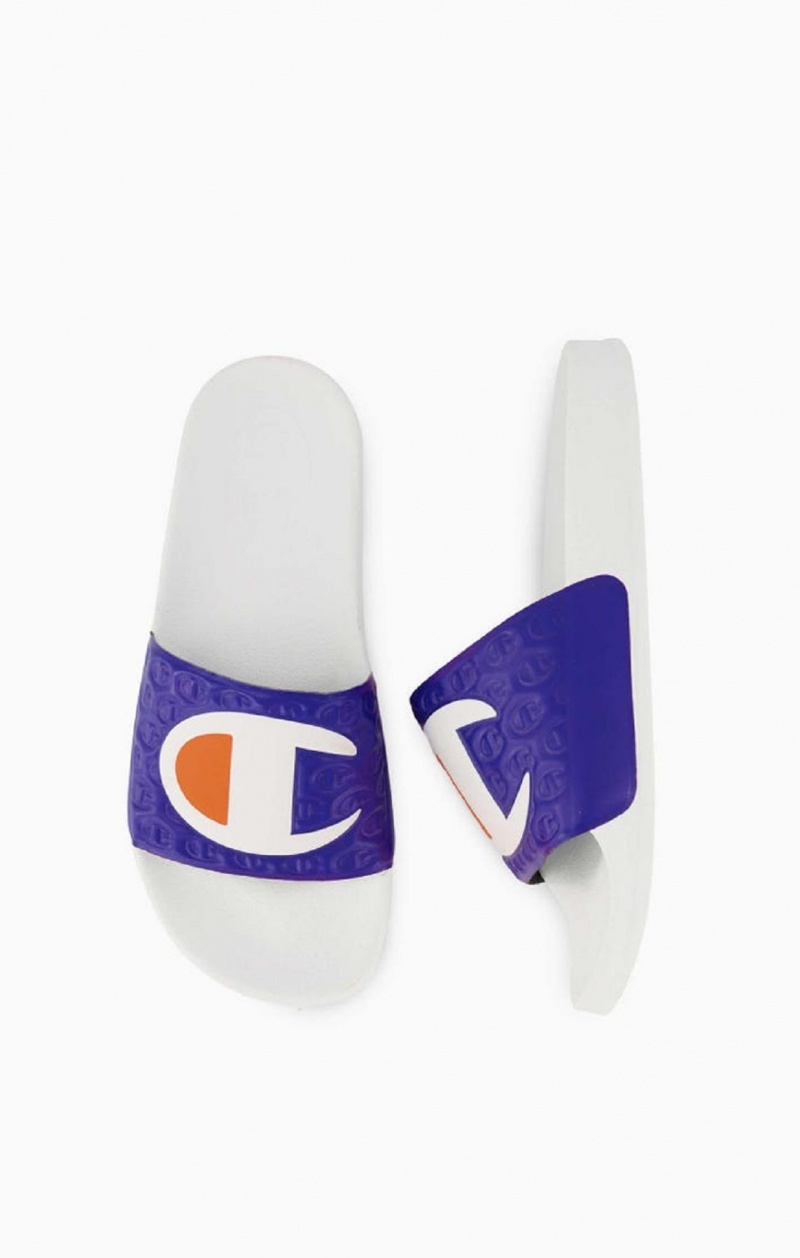 Champion C Patch Pool Slides Badtofflor Herr Vita | 8160-UYQDR