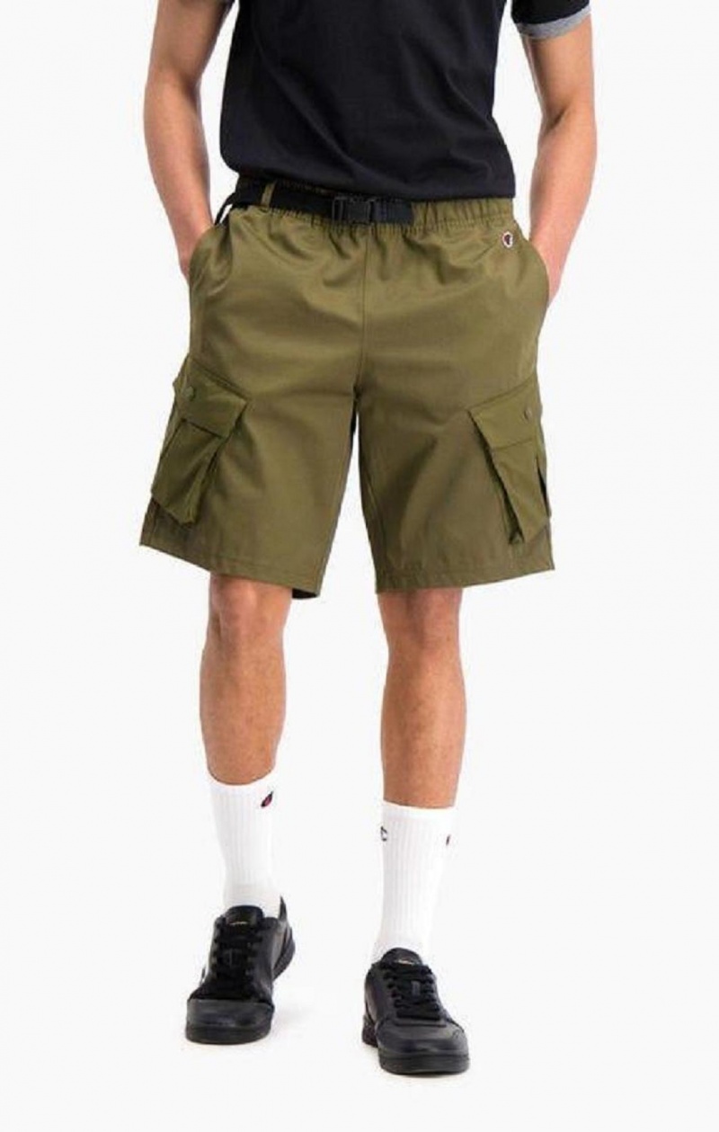 Champion Cargo Pocket Shorts Shorts Herr Gröna | 0971-UDQME