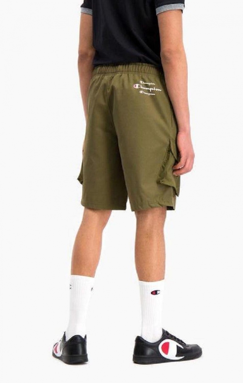 Champion Cargo Pocket Shorts Shorts Herr Gröna | 0971-UDQME