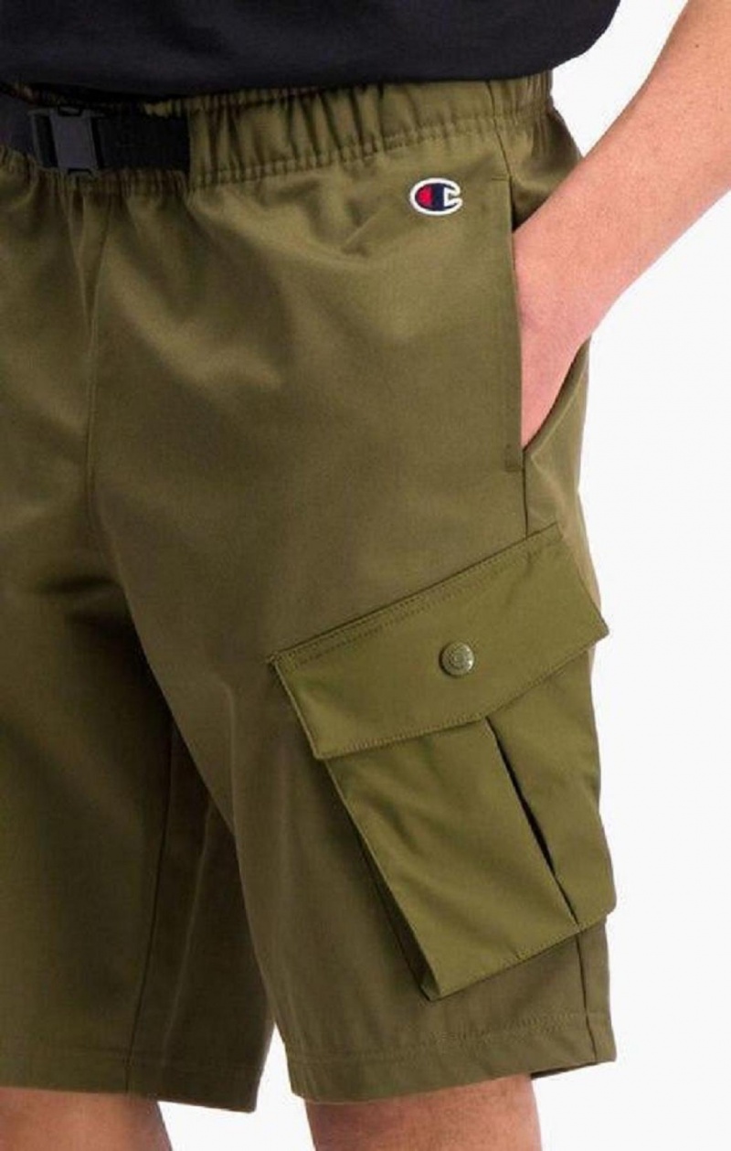 Champion Cargo Pocket Shorts Shorts Herr Gröna | 0971-UDQME