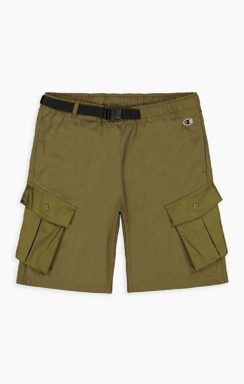 Champion Cargo Pocket Shorts Shorts Herr Gröna | 0971-UDQME