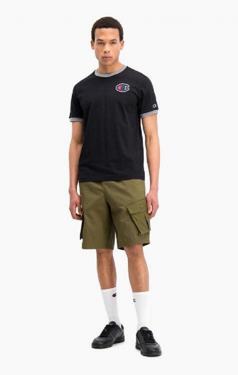 Champion Cargo Pocket Shorts Shorts Herr Gröna | 0971-UDQME