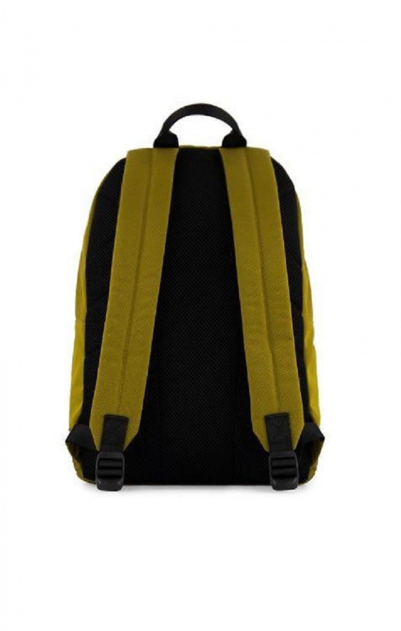 Champion Chenille C Patch Faux Läder Backpack Väskor Herr Guld | 3520-VNSWU