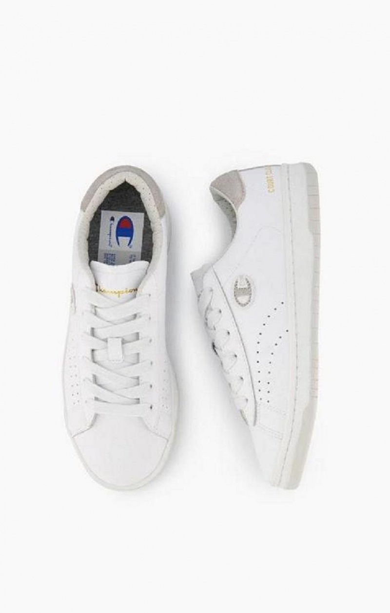 Champion Club Court Colour Back Tab Trainers Träningsskor Dam Vita | 7309-KTUHG