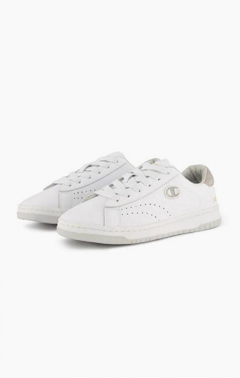 Champion Club Court Colour Back Tab Trainers Träningsskor Dam Vita | 7309-KTUHG