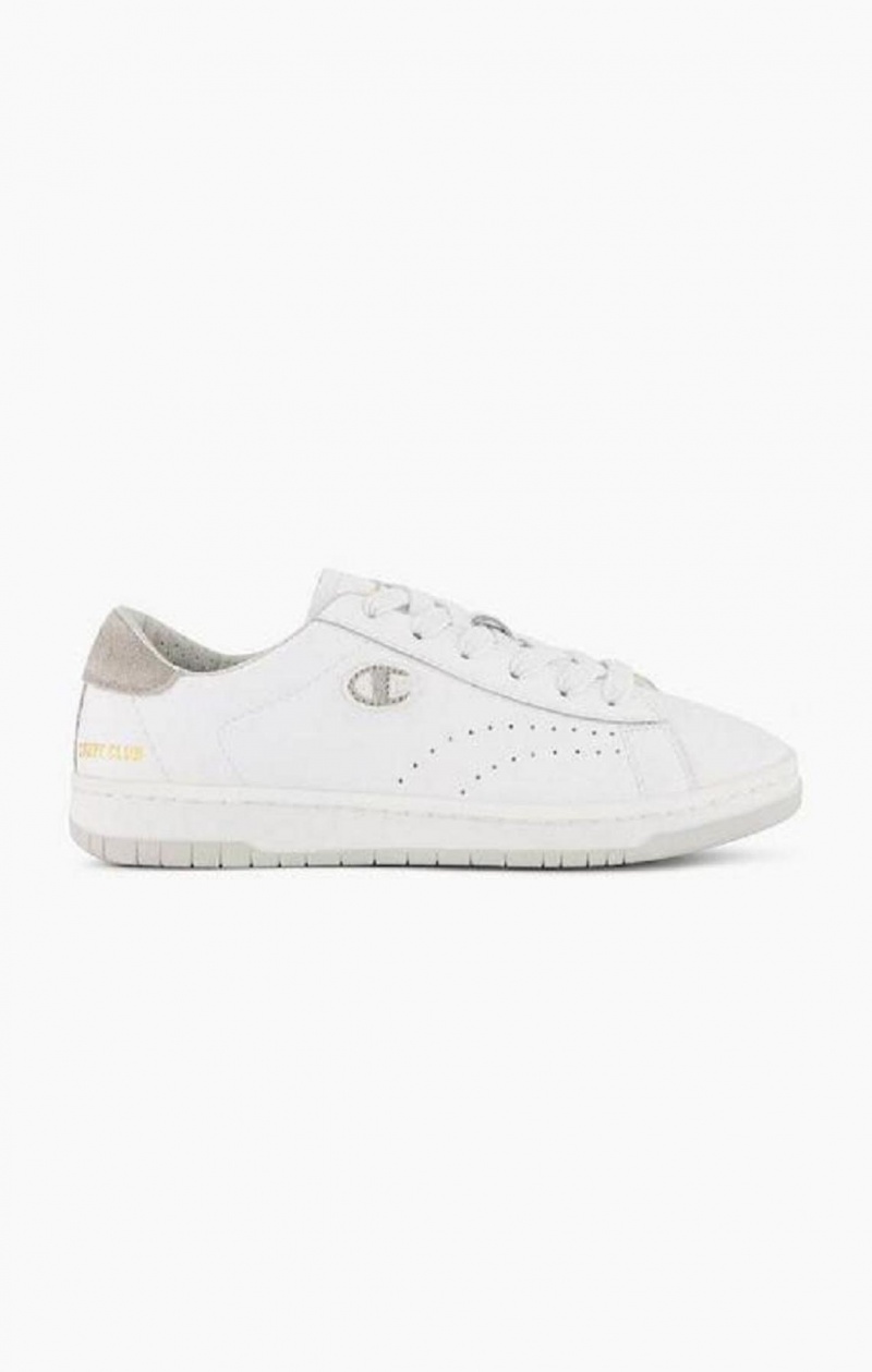 Champion Club Court Colour Back Tab Trainers Träningsskor Dam Vita | 7309-KTUHG