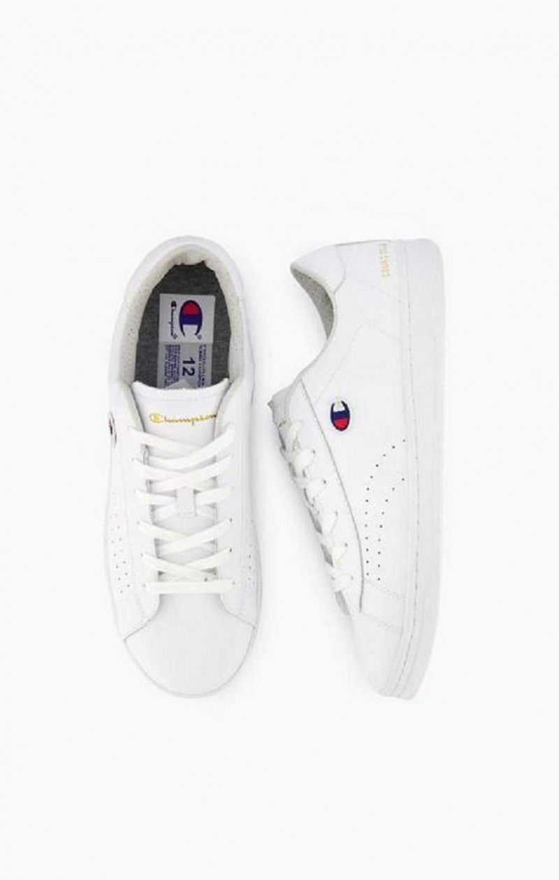 Champion Club Court Colour Back Tab Trainers Träningsskor Herr Vita | 5893-RBTYI