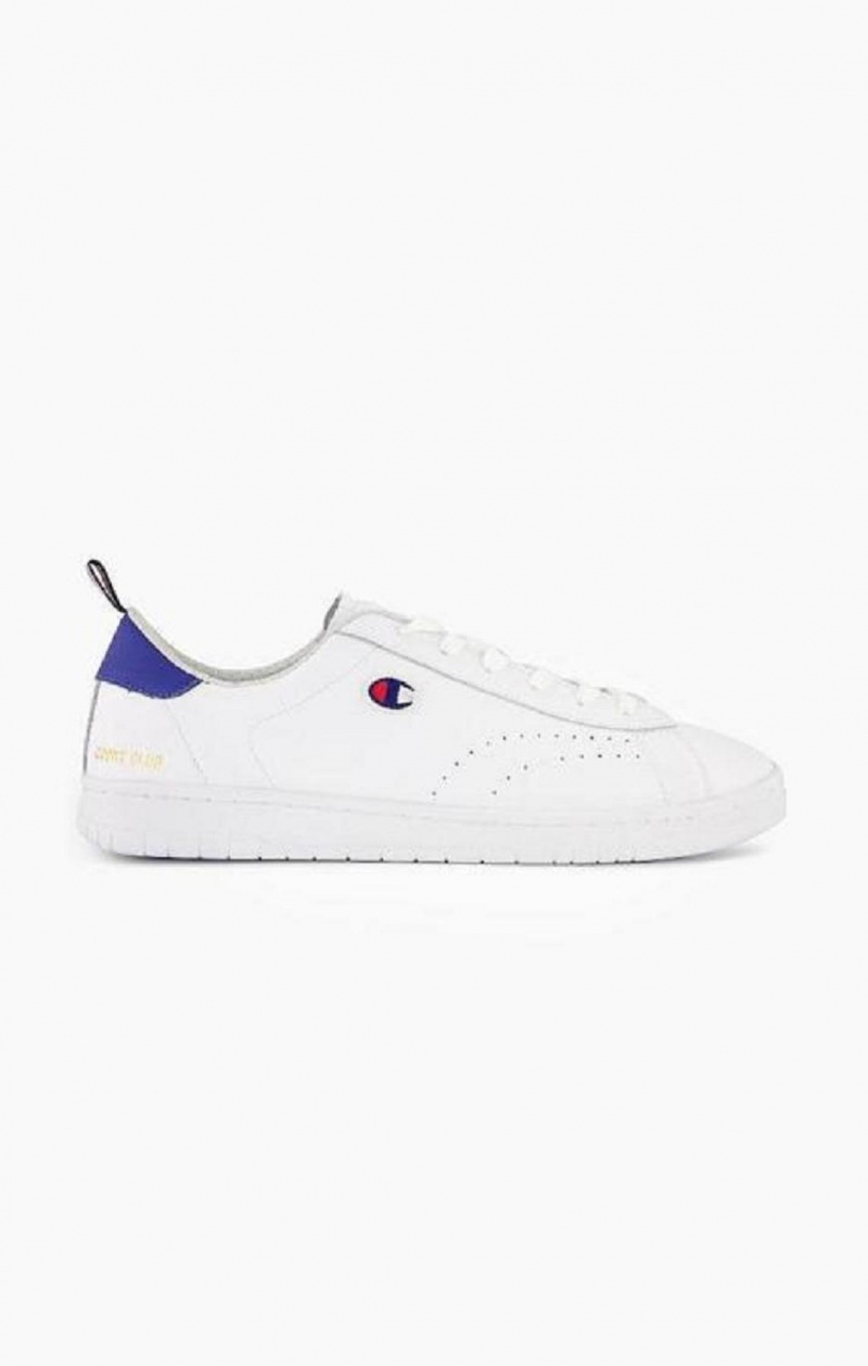 Champion Club Court Colour Back Tab Trainers Träningsskor Herr Vita | 5893-RBTYI