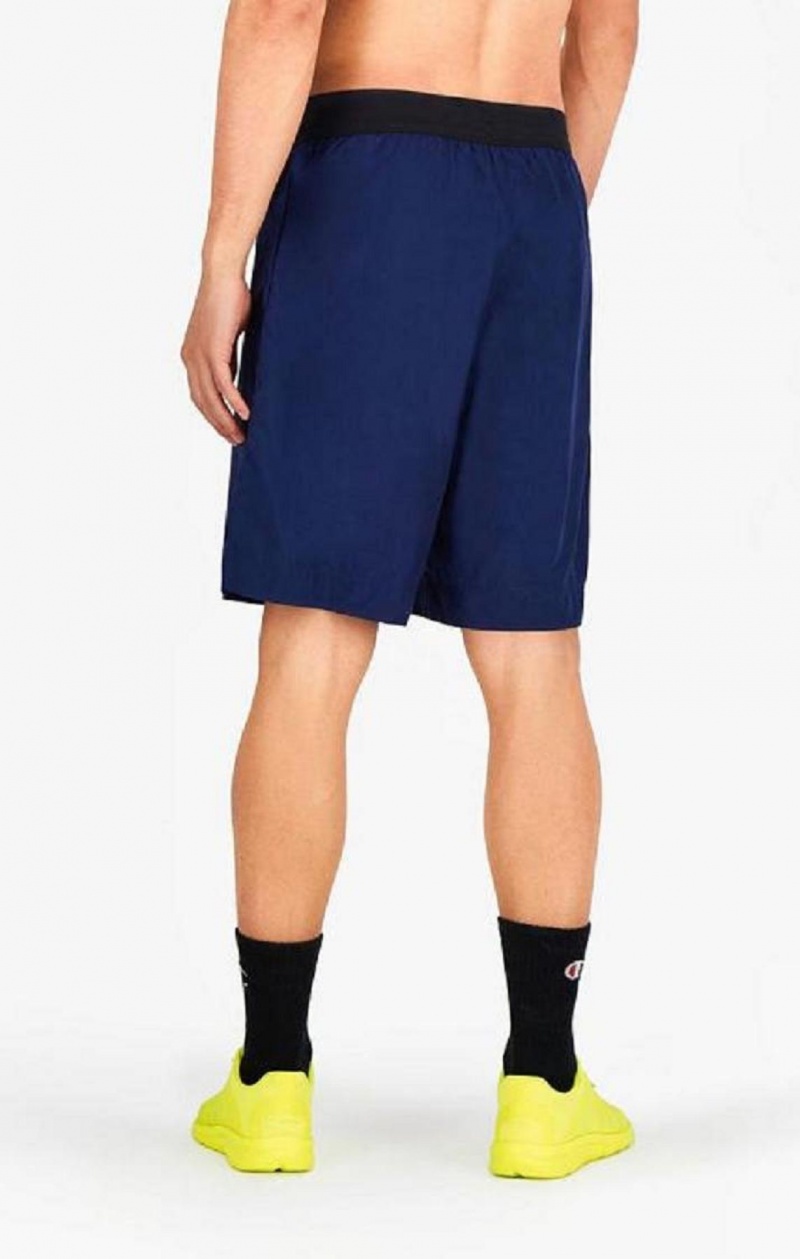 Champion Contrast Waistband Quick Dry Tränings Shorts Shorts Herr Blå | 7854-WUKDG