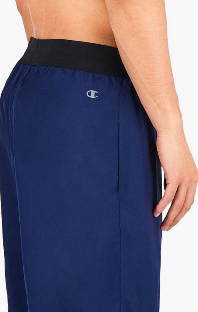 Champion Contrast Waistband Quick Dry Tränings Shorts Shorts Herr Blå | 7854-WUKDG