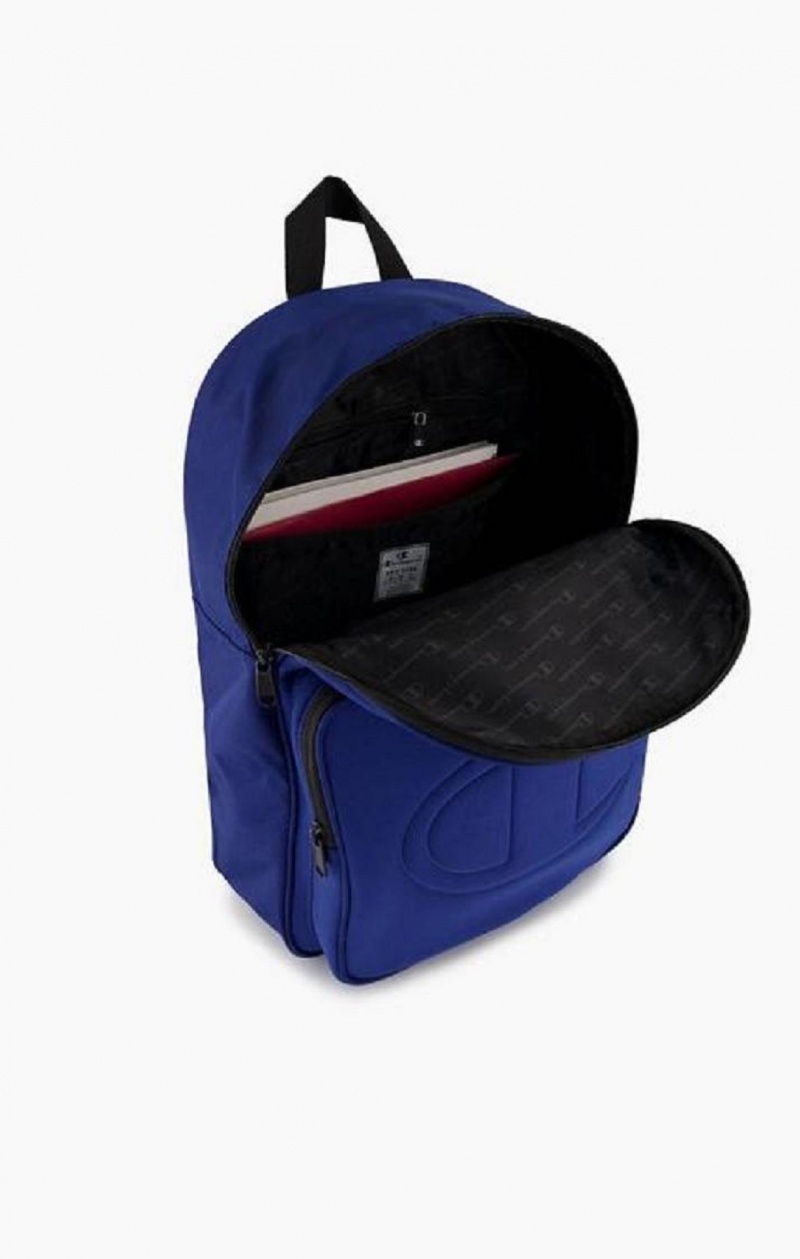 Champion Debossed C Logo Neoprene Backpack Väskor Dam Blå | 1397-NSLWA