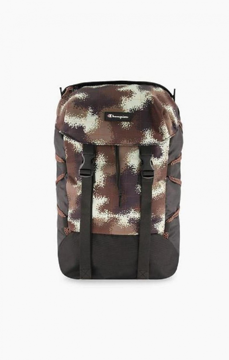 Champion Digital Camo Print Explorer Backpack Väskor Herr Gröna | 3219-UJXCW