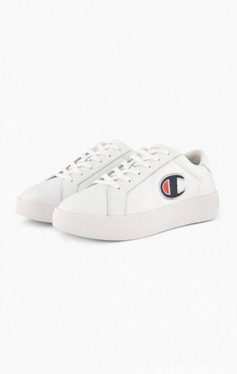 Champion ERA Läder Trainers Träningsskor Dam Vita | 2457-GBLJF