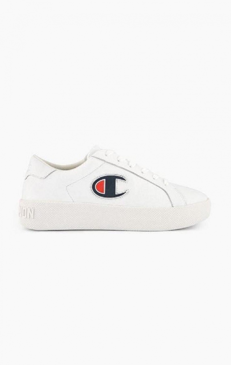 Champion ERA Läder Trainers Träningsskor Dam Vita | 2457-GBLJF