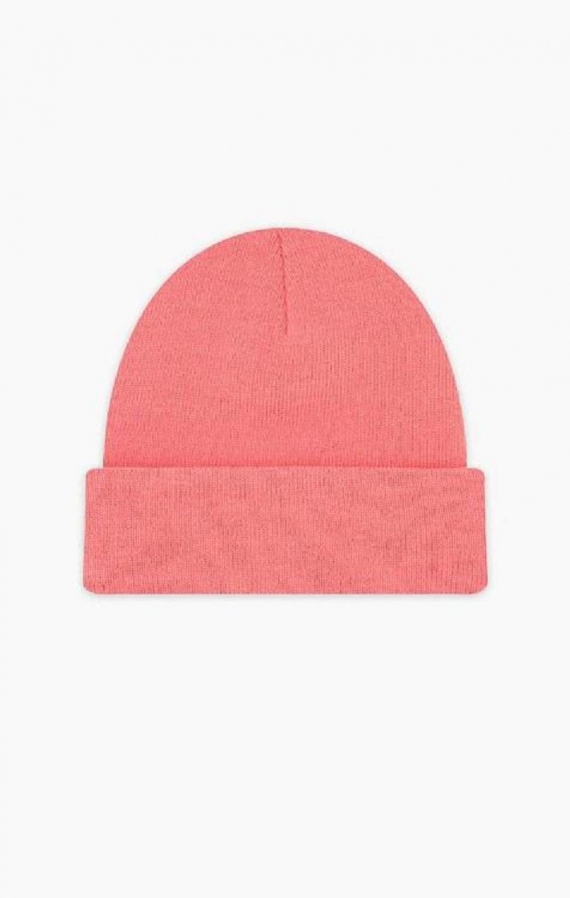 Champion Embroidered Script Logo Beanie Hat Hatt Dam Rosa | 9703-IUSFY