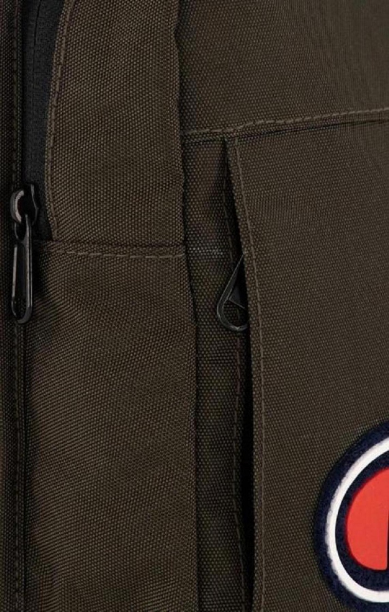 Champion Felt C Logo Shoulder Bag Väskor Dam Gröna | 5046-KINRQ