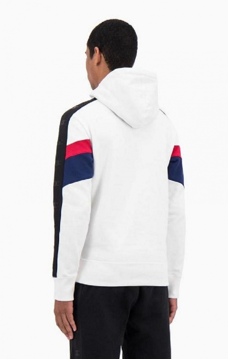 Champion Half Zip-Up Colour Block Hoodie Hoodie Herr Vita | 3140-EAPFO