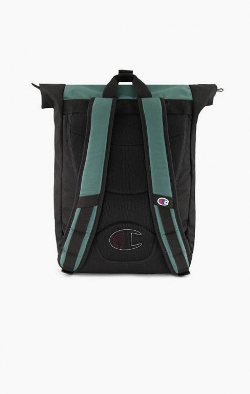 Champion Jacquard Logo Ripstop Coated Backpack Väskor Herr Gröna | 1847-EBDJA