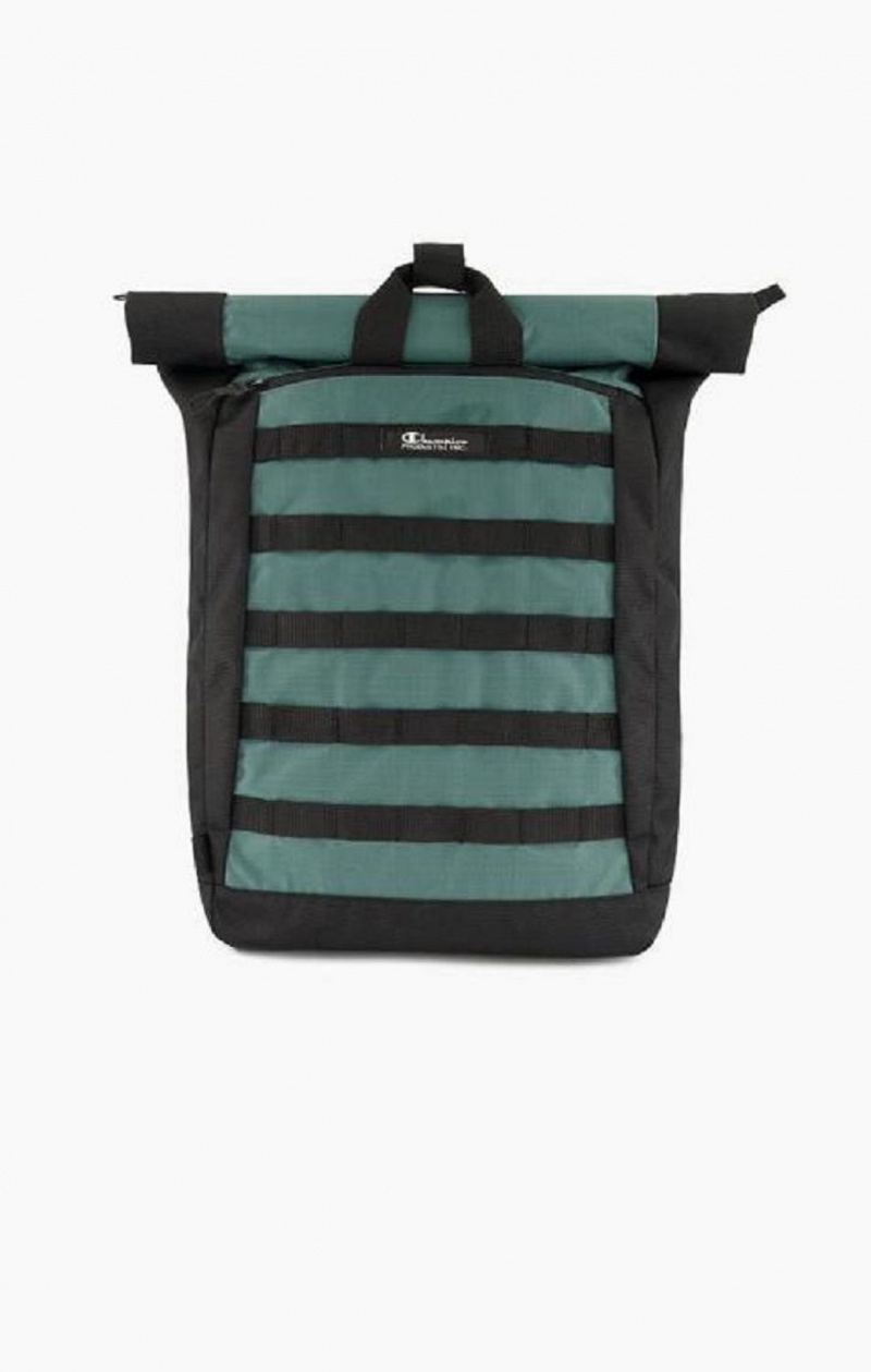 Champion Jacquard Logo Ripstop Coated Backpack Väskor Dam Svarta | 4016-BRMXV