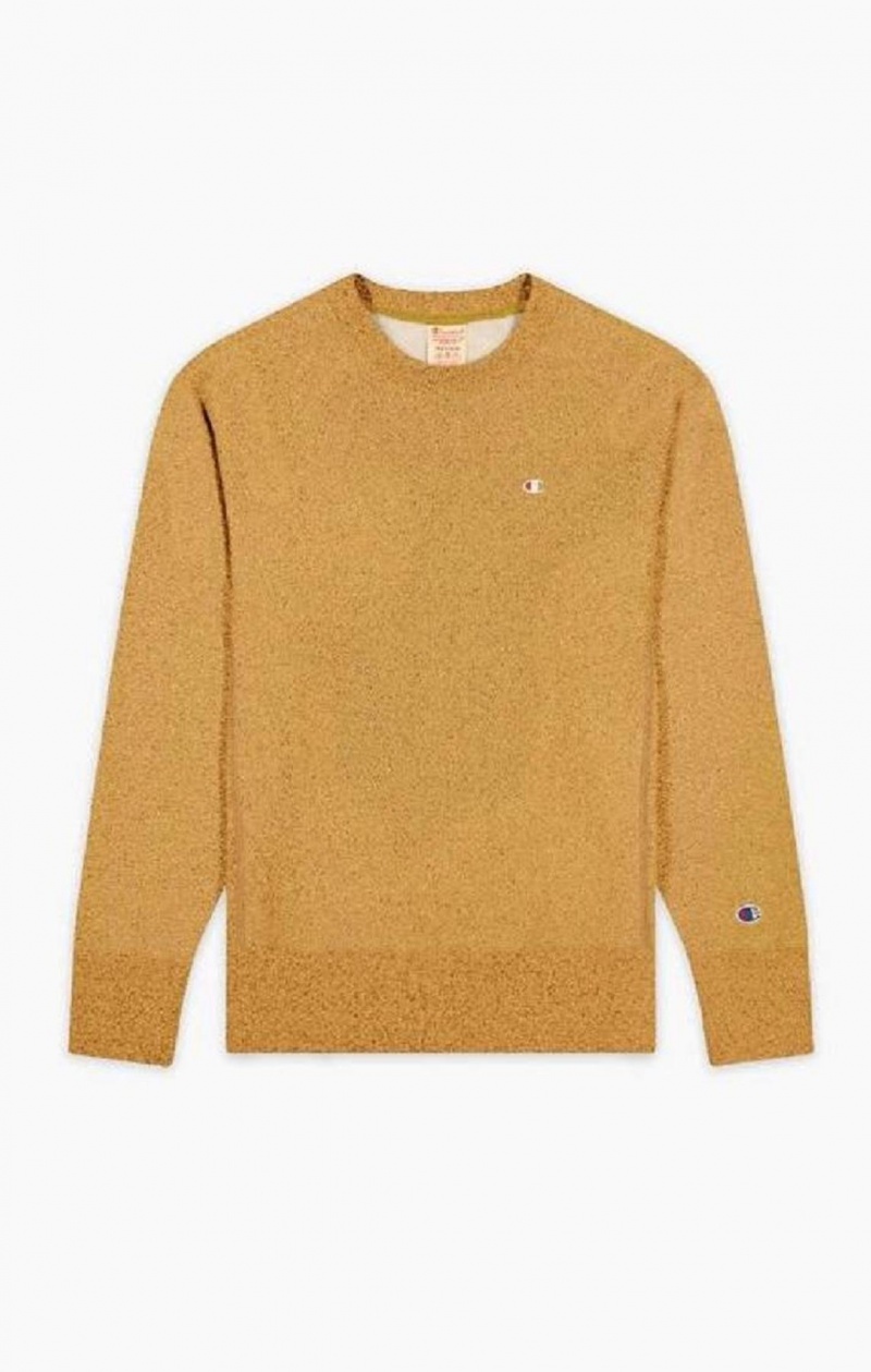 Champion Jaspé Reverse Weave Sweatshirt Tröjor Herr Ljusbruna | 5189-BEPOF