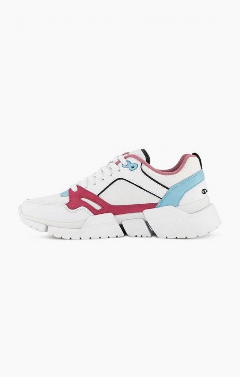 Champion Lander Mesh Trainers Träningsskor Dam Vita | 3956-GIKYA