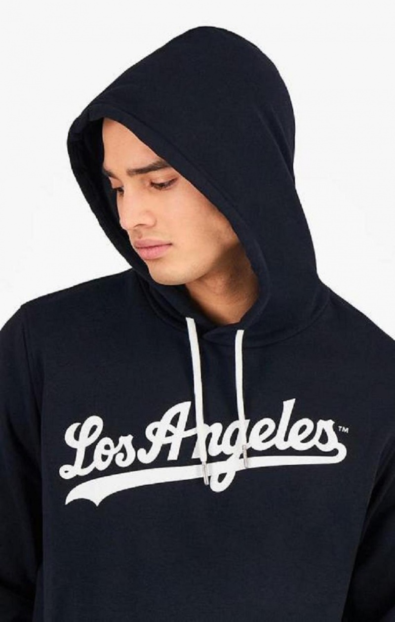 Champion Los Angeles MLB Hoodie Hoodie Herr Svarta | 5801-BUJSX