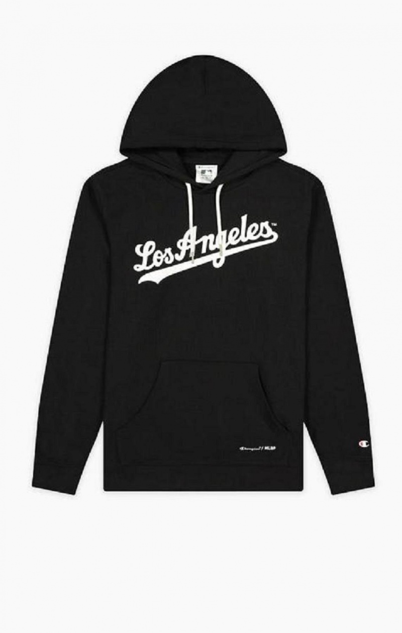 Champion Los Angeles MLB Hoodie Hoodie Herr Svarta | 5801-BUJSX