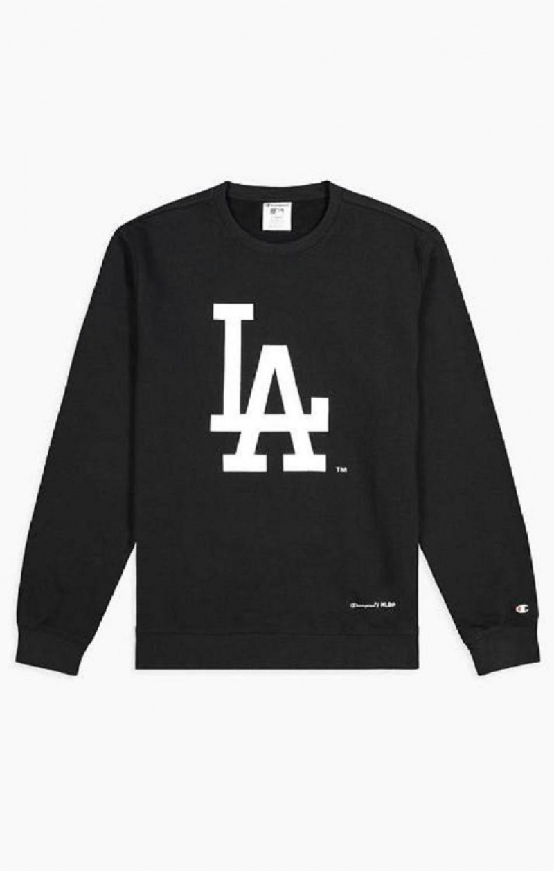 Champion Los Angeles MLB Sweatshirt Tröjor Herr Svarta | 6394-BFUCH