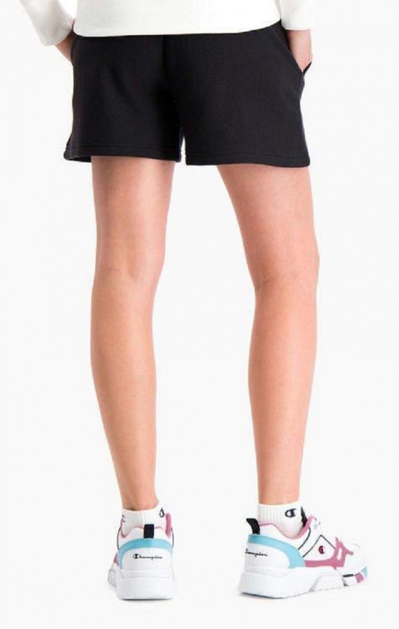 Champion Lätta Reverse Weave Shorts Shorts Dam Svarta | 1374-WSBNR