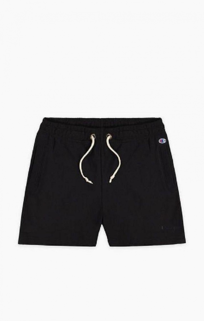 Champion Lätta Reverse Weave Shorts Shorts Dam Svarta | 1374-WSBNR