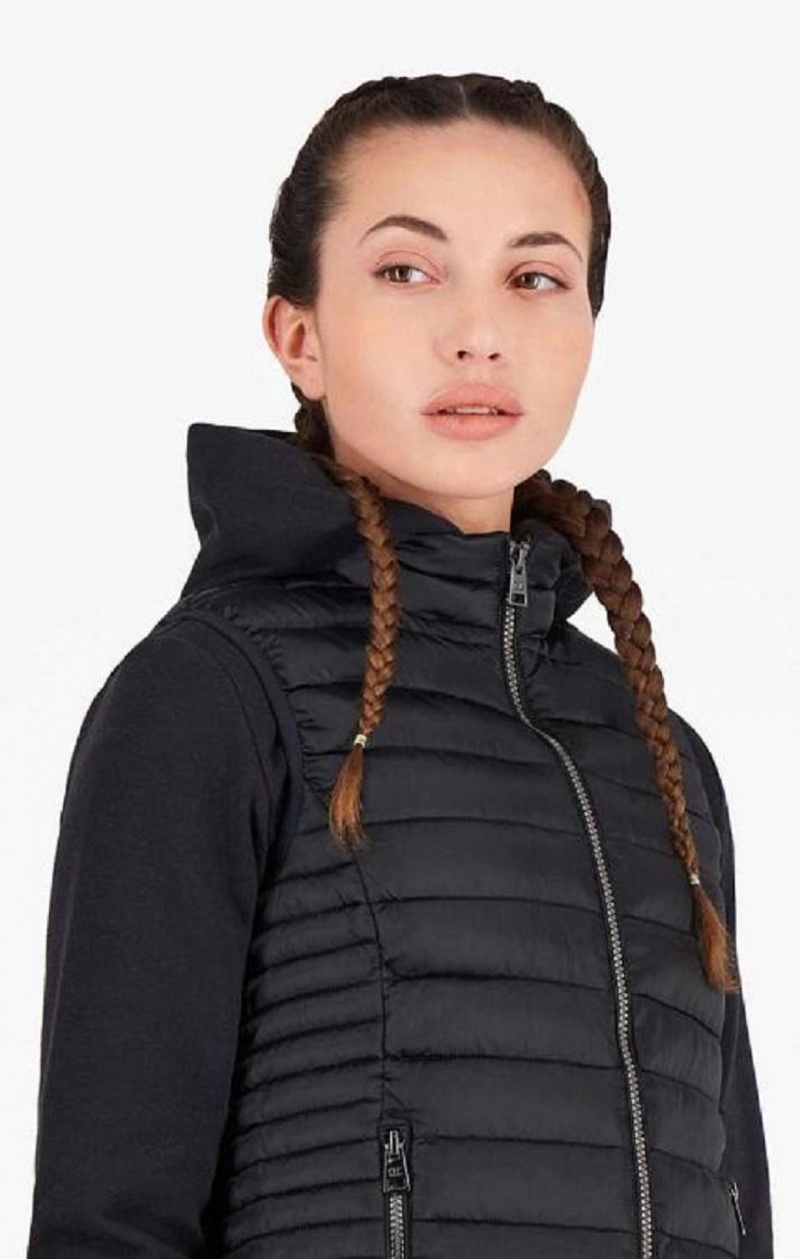 Champion Lätta Vadderad Gilet Jackor Dam Svarta | 9812-FUJHR