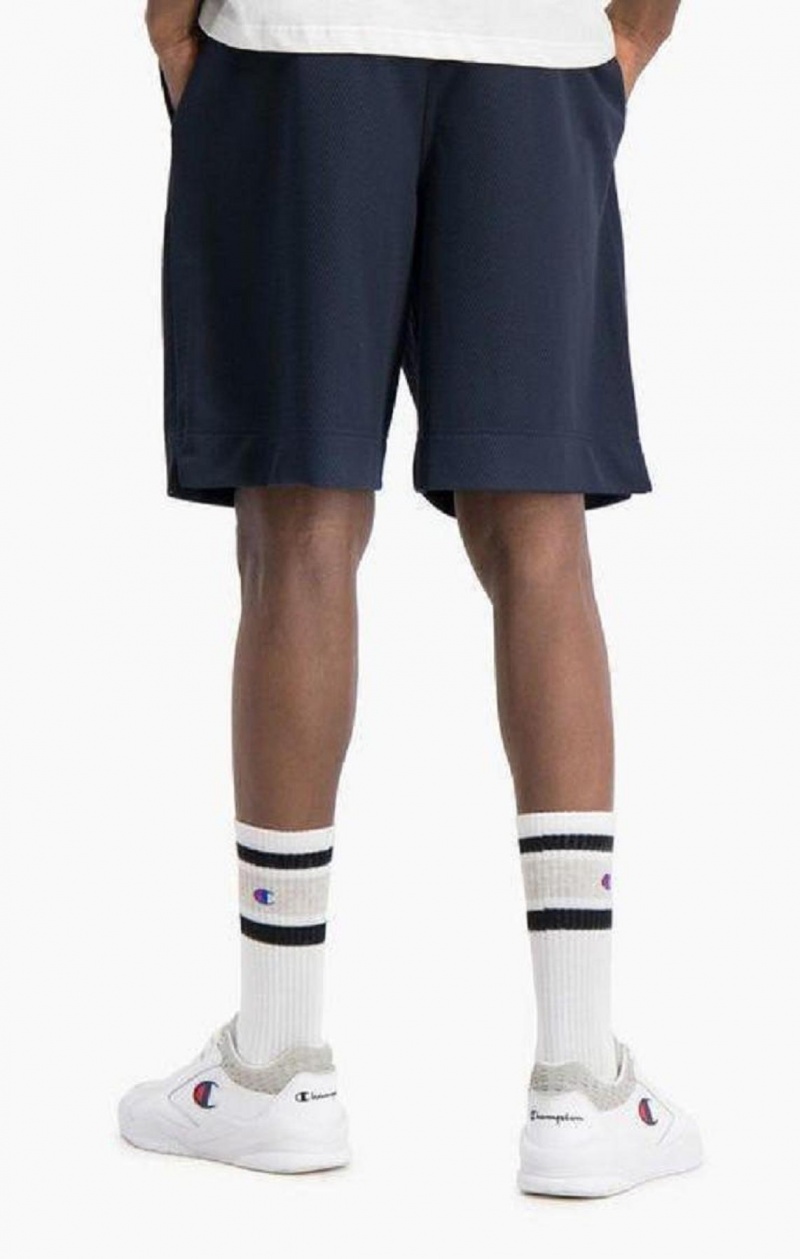 Champion Mesh Basketball Logo Shorts Shorts Herr Vita | 8264-JXISY